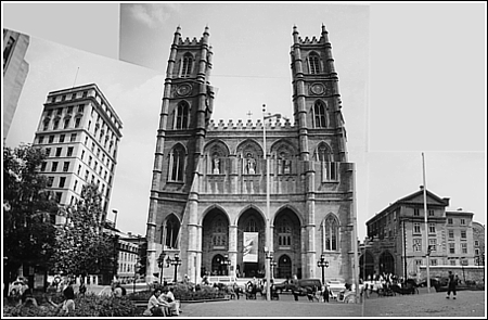Collage of Notre Dame de Montreal Collage of Notre Dame de Montreal