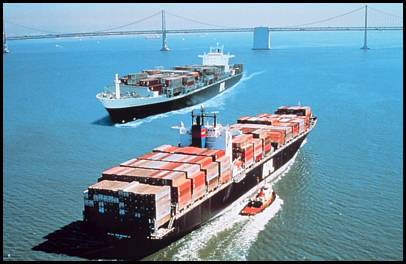 Container Ships from NOAA Image Library