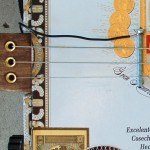 Cigar Box Guitar Bridge and Tailpiece